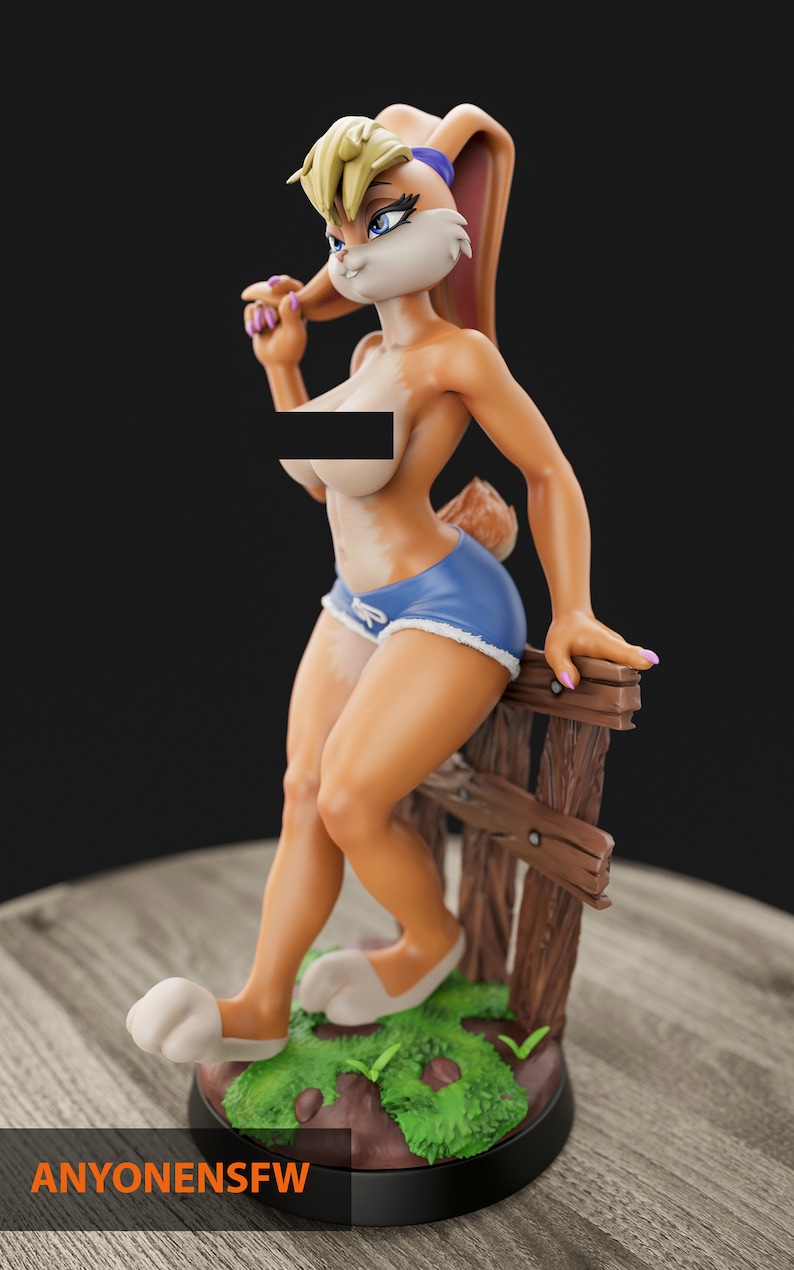 Lola Lapin Lapin à fourrure femelle ouf imprimé en 3D Kit de garage par AnyNSFW image 4