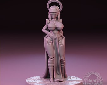 Model N | Female Fantasy Figure | 3D printed | GarageKit | by JigglyStix