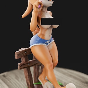Lola Lapin Lapin à fourrure femelle ouf imprimé en 3D Kit de garage par AnyNSFW image 6