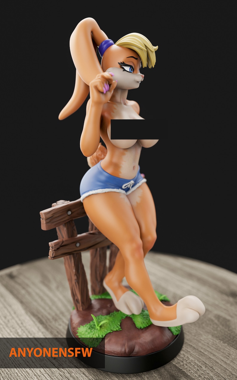 Lola Lapin Lapin à fourrure femelle ouf imprimé en 3D Kit de garage par AnyNSFW image 6