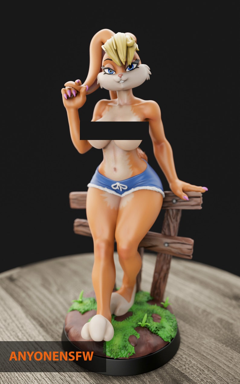 Lola Lapin Lapin à fourrure femelle ouf imprimé en 3D Kit de garage par AnyNSFW image 5