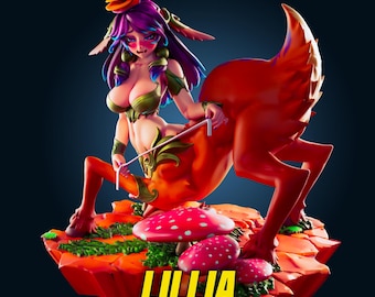 Lilia | 3D resin print | Yiff Horse | LoL | Furry Figure | Model Kit | Garage Kit | Model by Officer Rhu