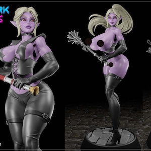 Minthara | Female Figure | 3D printed | Garage Kit | by Digital Dark Pinups