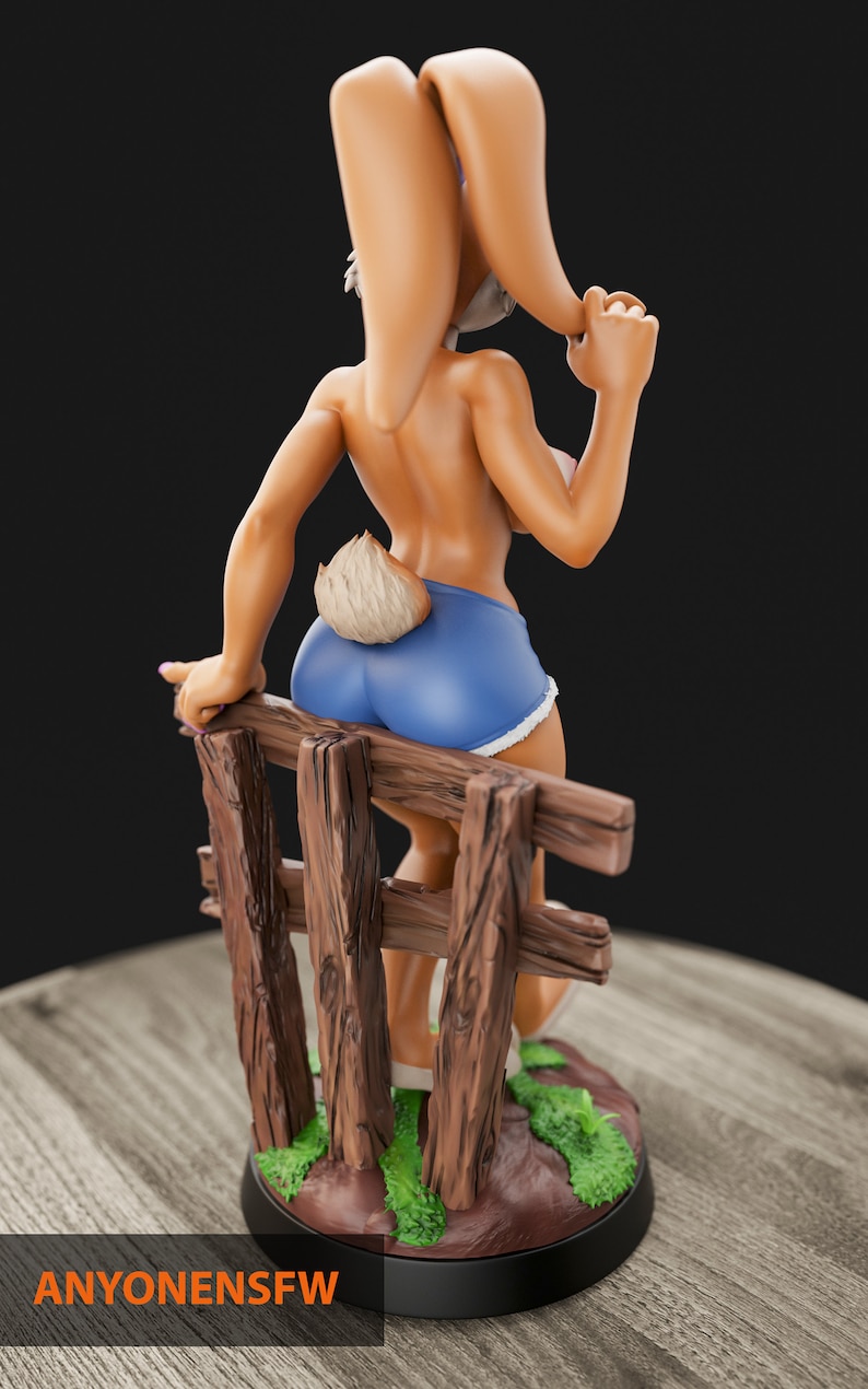 Lola Lapin Lapin à fourrure femelle ouf imprimé en 3D Kit de garage par AnyNSFW image 3