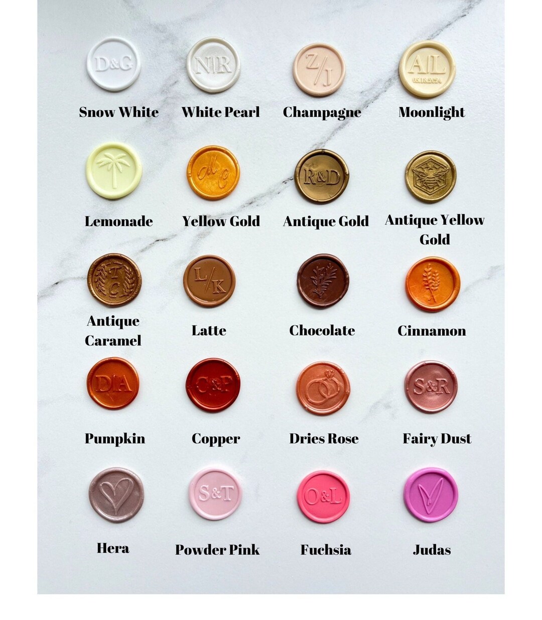 Personalized Wax Seals Stickers,wedding Wax Seals, Monogram Wax Seals