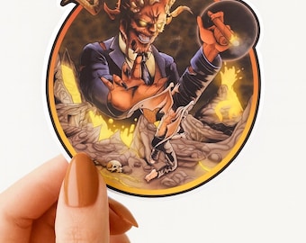 2002 Poster Pop Sticker Devil Head Coop - Etsy