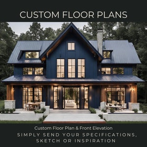Custom House Floor Plans, Floor Plan, Custom Floor Plan, Floor Plan from Drawing, Floor Plan Modern, Barndominum Floor Plan, Barndominum