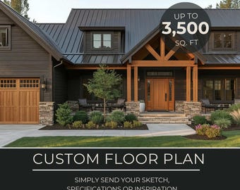 Custom Floor Plan, Double Master Suite Farmhouse Plans, Floor Plans with In Law Suite, Contemporary Ranch House Plans, Barndominum Farmhouse