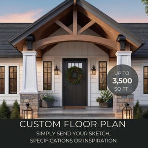 Custom FarmHouse Floor Plans, House Floor Plans, Floor Plan, Custom Floor Plan from Drawing, Modern FarmHouse, Barndominum Floor Plan