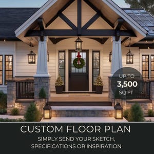 Custom FarmHouse Floor Plans, House Floor Plans, Floor Plan, Custom Floor Plan from Drawing, Modern FarmHouse, Barndominum Floor Plan