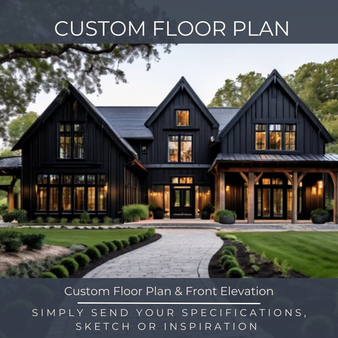 Custom Farmhouse Floor Plans, House Floor Plans, Floor Plan, Custom