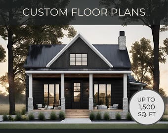 Custom Tiny Home Floor Plans, Barndominium Floor Plans, House Floor Plans, Floor Plan, Custom Floor Plan from Drawing, Custom Floor Plan