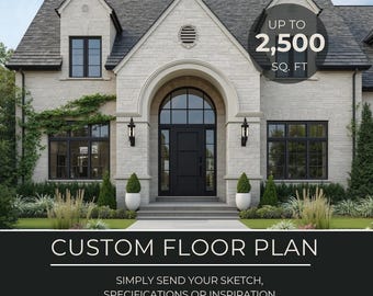 Custom FarmHouse Floor Plans, House Floor Plans, Floor Plan, Custom Floor Plan from Drawing, Modern FarmHouse, Barndominum Floor Plan