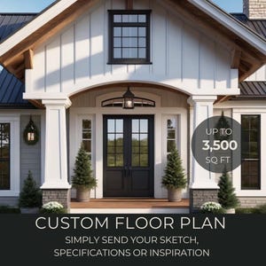 Custom FarmHouse Floor Plans, House Floor Plans, Floor Plan, Custom Floor Plan from Drawing, Modern FarmHouse, Barndominum Floor Plan