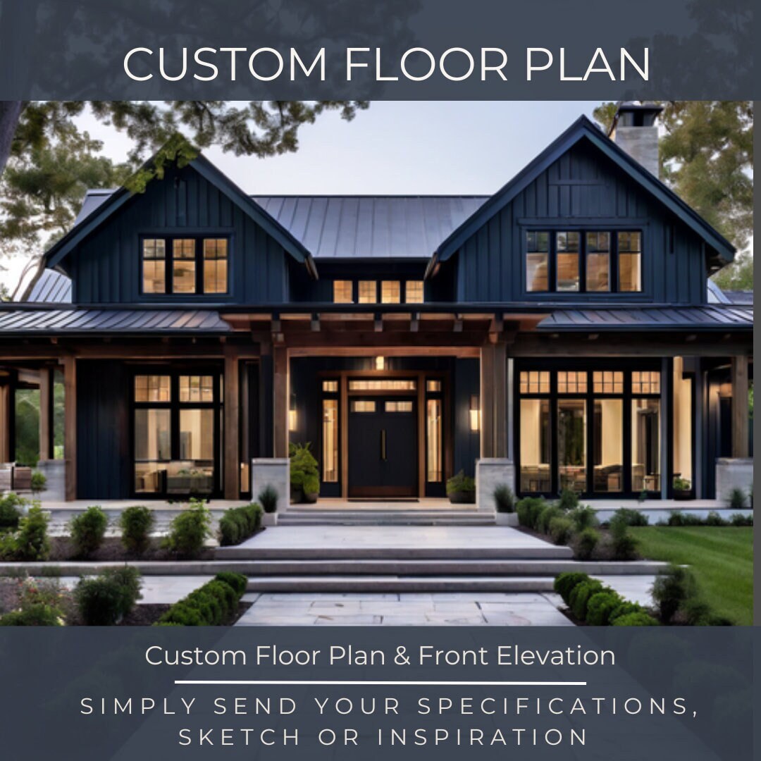 Custom Farmhouse Floor Plans, House Floor Plans, Floor Plan, Custom
