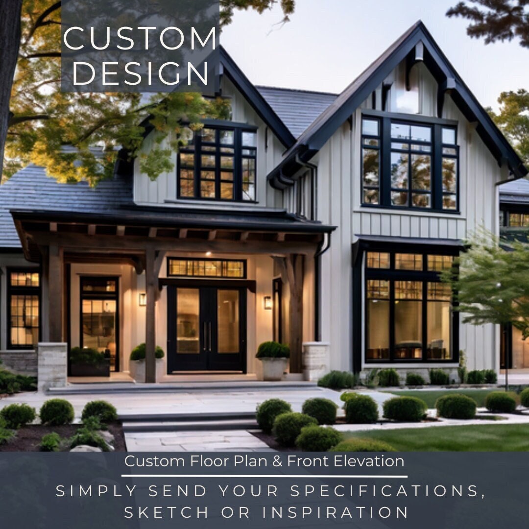 Custom Farmhouse Floor Plans, House Floor Plans, Floor Plan, Custom
