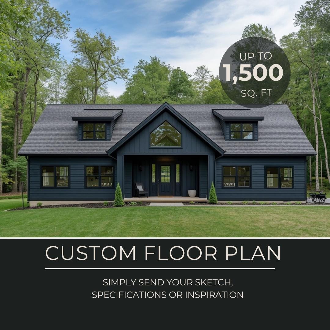 Custom Floor Plan, Tiny House Plan, House Floor Plans, Floor Plan ...