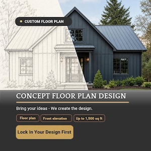 Aangepaste Tiny Home-plattegrond, Moderne hutplattegrond, Aangepaste plattegronden, Barndominum Plattegrond, Ideeën Plattegrond, Aangepaste Plattegronden