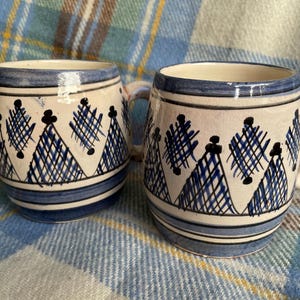 Kaffeetasse | Keramiktasse | Teetasse | handbemalte Keramik | Marokkanische Tasse | Teeset | handgetöpferte Keramik | Ton | Marokkanische handbemalte Tasse