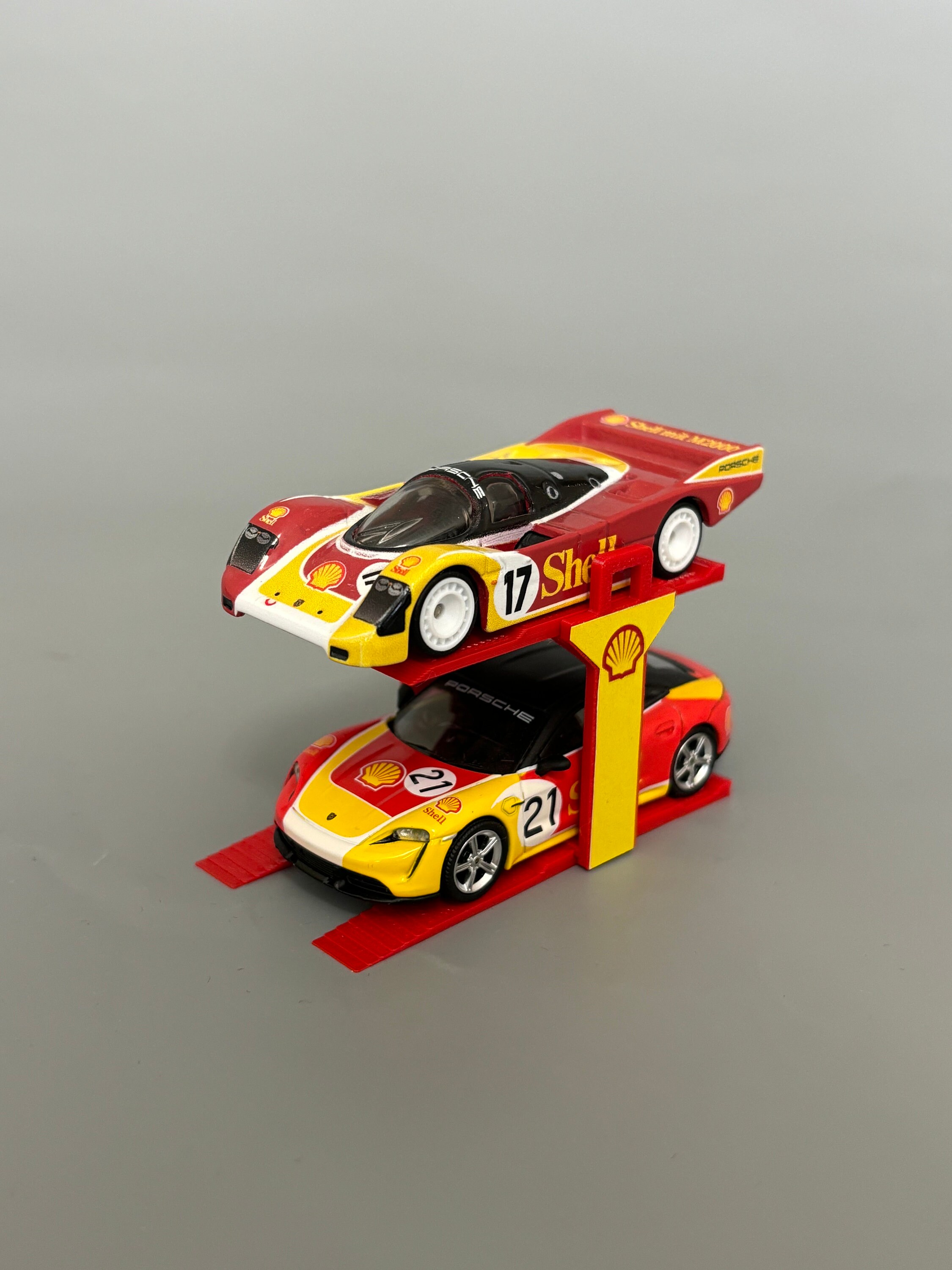 Shell Model Car Diecast Car Lift - Shell Model Car Diorama Lift - 1.64 Scale Lift for 2 ...