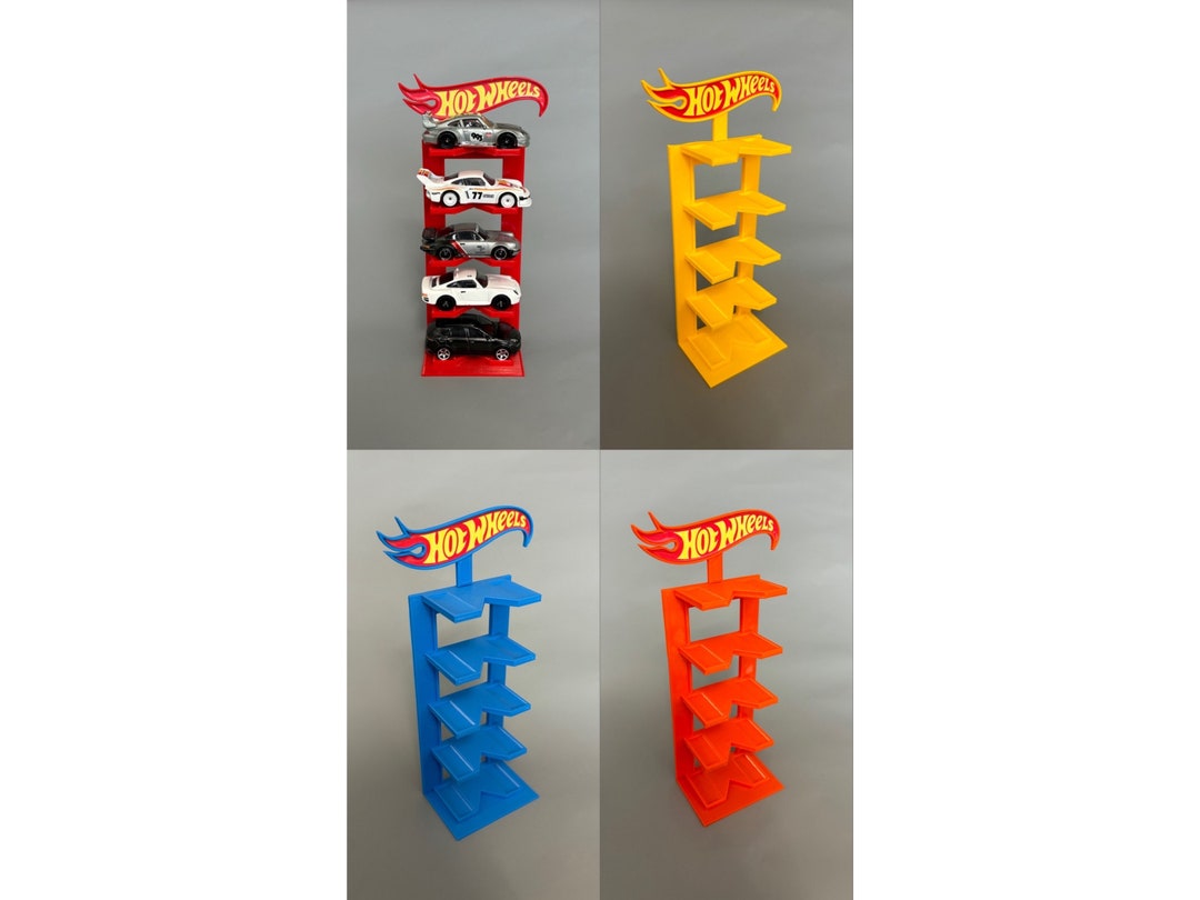 Stand for 5 Cars Hot Wheels Car Display Stand 1/64 Scale Model Car