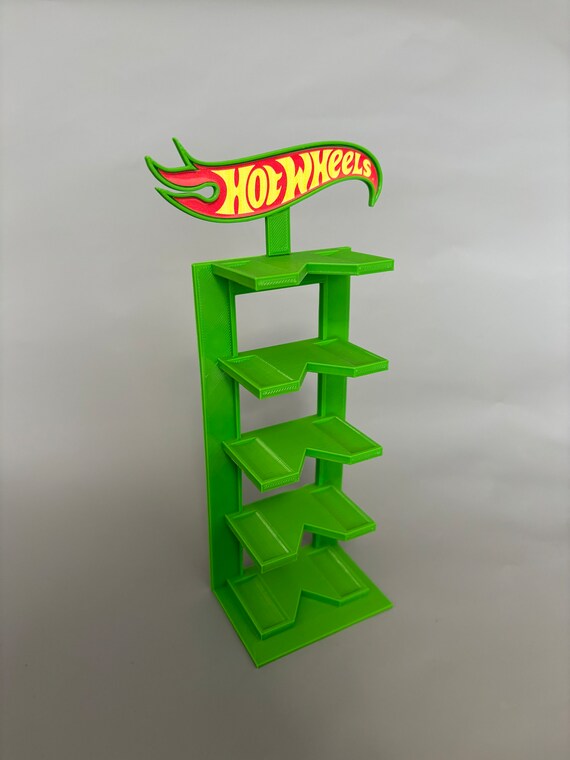 Stand for 5 Cars - Hot Wheels Car Display Stand - 1/64 Scale Model