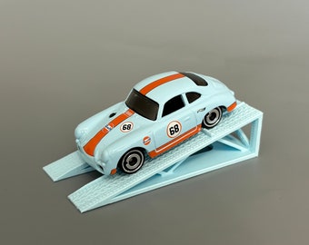 Rampa para Hot Wheels - Soporte de rampa para Hot Wheels - Soporte de exhibición de rampa - Exhibición de rampa de modelo a escala 1/64