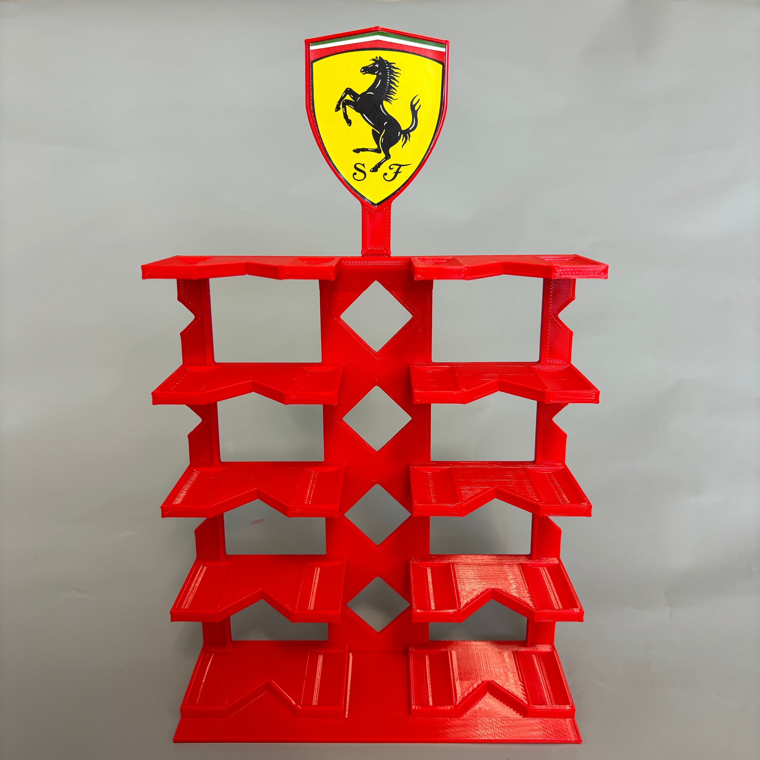 Stand for 10 Cars - Ferrari Car Display Stand - 1/64 Scale Model Car ...