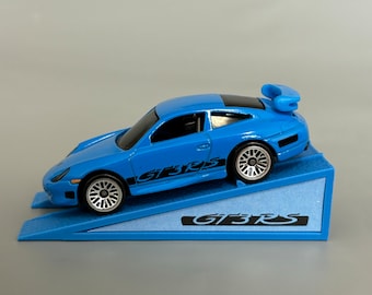 Rampa para Rápidos y Furiosos - Soporte de Rampa de Hot Wheels - Soporte de Exhibición de Rampa - Exhibición de Rampa de Modelo a Escala 1/64