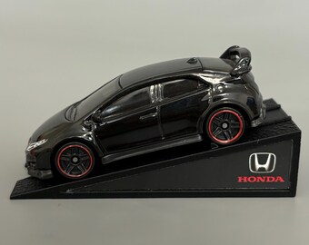 Rampa para Honda y Nissan - Soporte de rampa Hot Wheels - Soporte de exhibición de rampa - Exhibición de rampa de modelo a escala 1/64