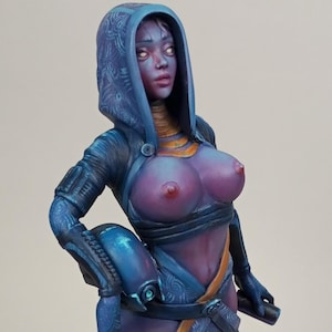 Tali'zorah NSFW Figure \ Mass Effect Custom Collectible Figurine / Hand  Sculpted Hand Painted Polymer Clay Sculpture