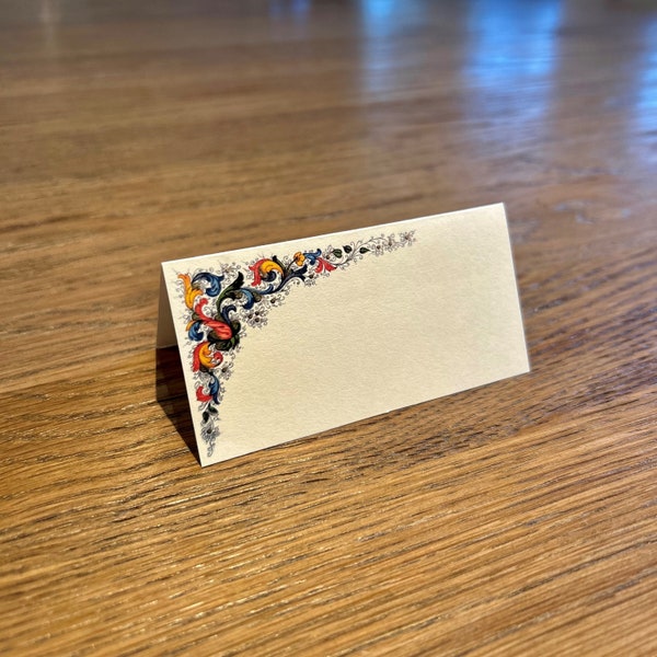 20x Florentine Place Cards