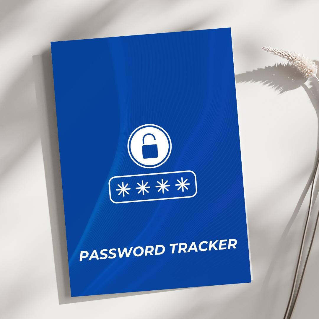Password Collectore Simple Password Tracker Printable | Password Organizer & Log | Password ...