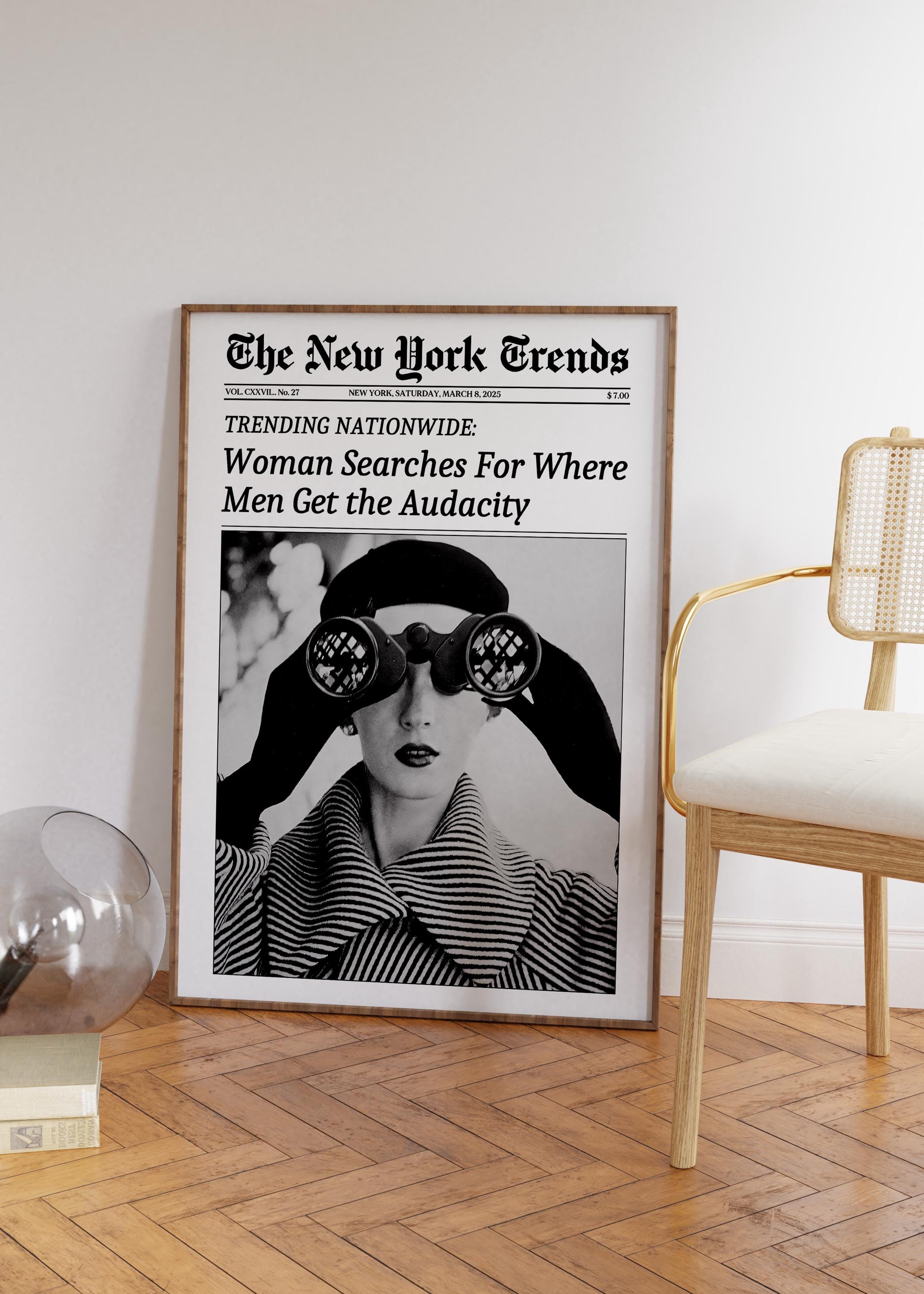 vintage L.G.B news paper design タンクトップ Amazon.com: Retro Newspaper Poster - Black And White Headline