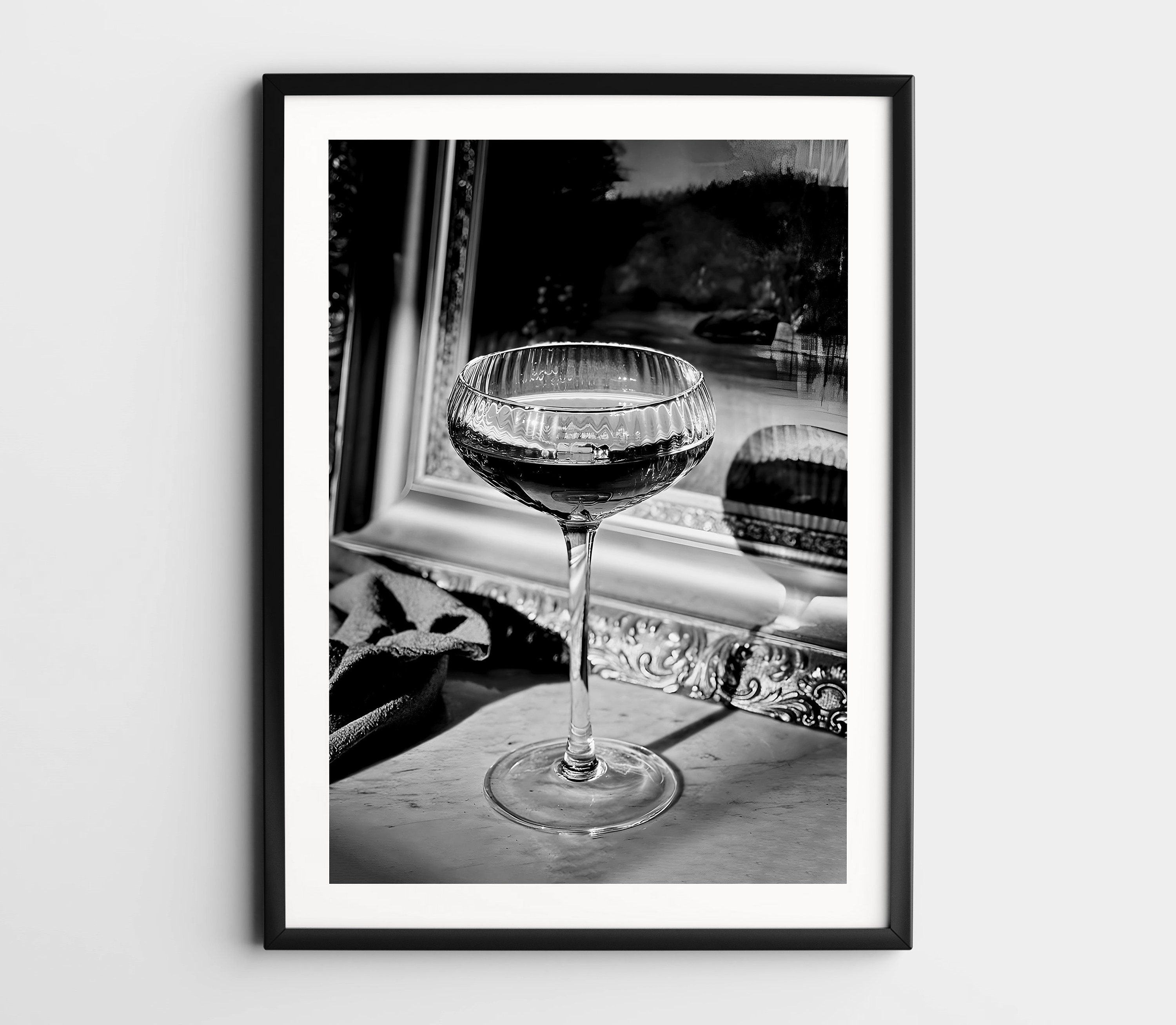 Vintage Wine Glass Wall Art, Black and White Print, Retro Wine, Feminist  Poster, Alcohol Wall Art, Vintage Bar Cart Print, Retro Wall Decor - Etsy
