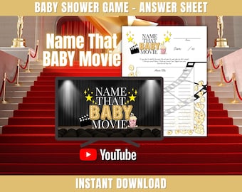 Gra filmowa „Baby Shower” | Quiz „Jaki to film” (do pobrania w wersji cyfrowej)