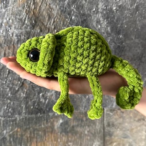 PATRÓN DE GANCHILLO "Camaleón". Patrón PDF en inglés. Juguete amigurumi. Peluches. Regalo para niños.