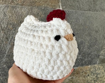 Poulet. Modèle au crochet. Poulet au crochet Mabel. Amigurumi. Tutoriel PDF avec instructions claires, grille en anglais, jouets amigurumi