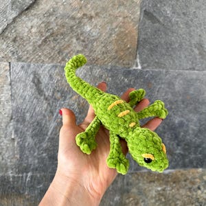 CROCHET PATTERN "lizard". English PDF Pattern. No-sew Amigurumi Toy ...