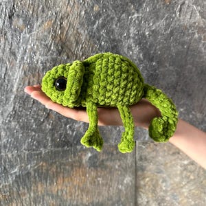 HÄKELANLEITUNG &quot;Chamäleon&quot;&quot;&quot; Englische PDF-Häkelanleitung. Amigurumi Spielzeug. Plüschtiere. Stofftiere. Geschenk für Kind.
