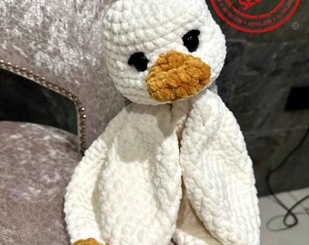 CROCHET PATTERN Duck. Duck Amigurumi. Plushies toy. Stuffed toy. English instruction with many photos of the process.  A little sewing. Easy