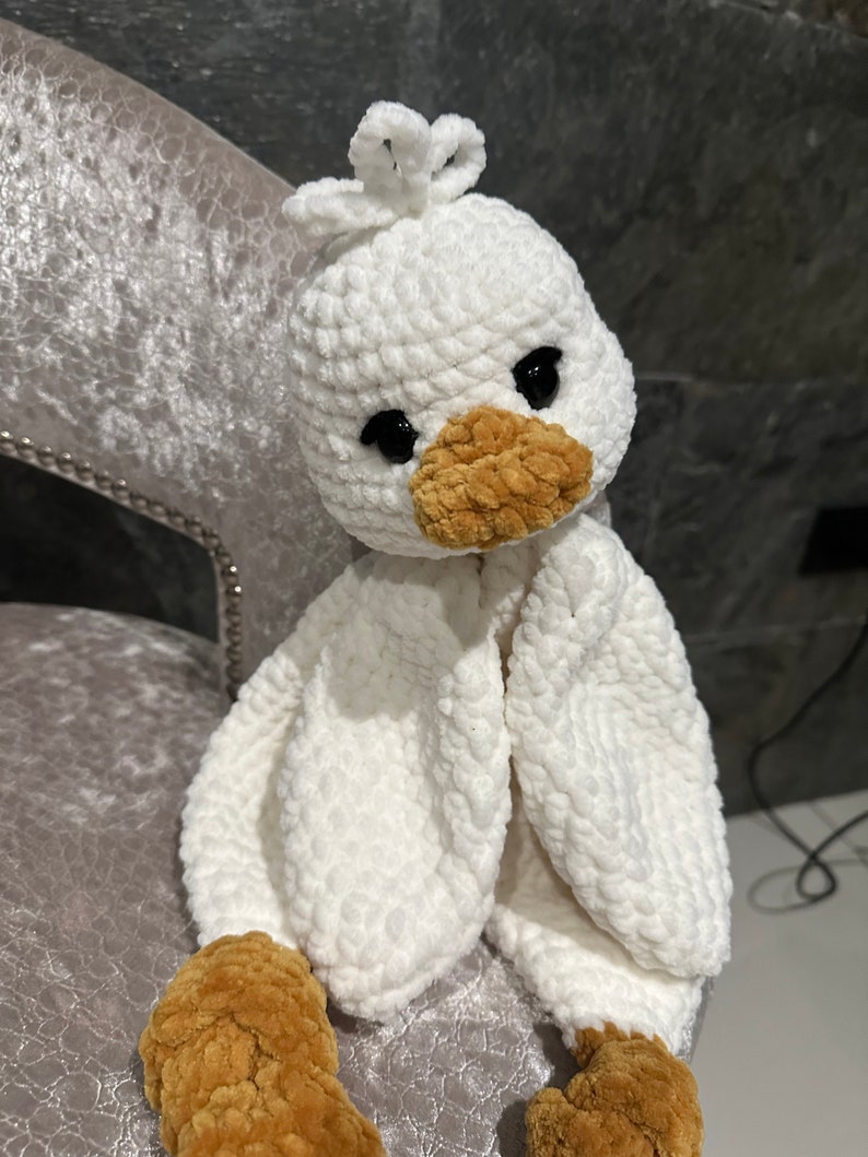 Crochet pattern DUCK. Duck Amigurumi. Plushies toy. Stuffed toy. English instruction with many photos of the process. A little sewing. Easy zdjęcie 6