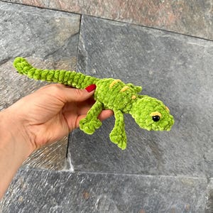 CROCHET PATTERN "lizard". English PDF Pattern. No-sew Amigurumi Toy ...
