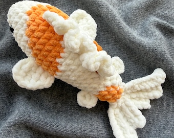 Koi Fish Crochet Pattern PDF, Amigurumi Carp Fish Pattern, Plush Koi Carp Toy Tutorial, Detailed Crochet Toy Chart, Digital Download