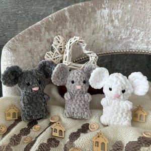 CROCHET PATTERN &quot;Little Mouse&quot;. English PDF pattern. Amigurumi toy. Plushies. Stuffed animals.