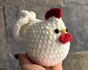 Wzór na szydełkowego koguta wielkanocnego: pluszowa zabawka amigurumi (wzór w formacie PDF)