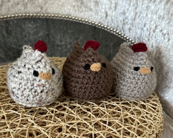 CROCHET pattern "Cute chicken". Сhicken crochet pattern. Amigurumi. Plushie. PDF file with clear English instructions and photos.