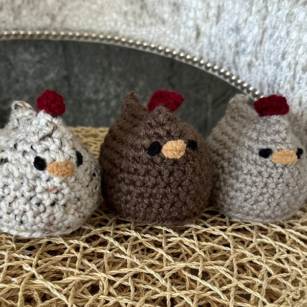 CROCHET pattern "Cute chicken". Сhicken crochet pattern. Amigurumi. Plushie. PDF file with clear English instructions and photos.