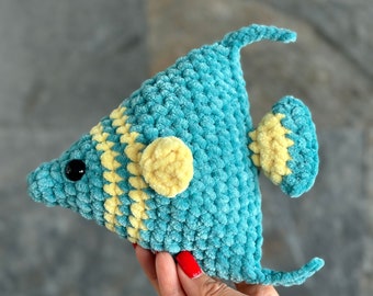CROCHET PATTERN "Fish". English PDF pattern. No sew. Amigurumi. Plushies. Stiffed toys