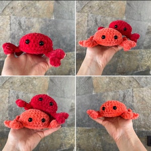 Crochet Crab Amigurumi Pattern: No-Sew Plush Toy (PDF Pattern)
